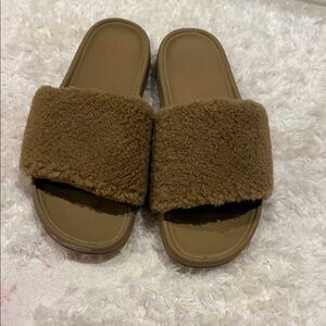 Lululemon Cozy Brown womens Slide Sandals